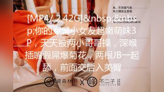 [MP4/ 2.42G]&nbsp;&nbsp;你的专属小女友超嫩萌妹3P，天天被两小哥哥操，深喉插嘴假屌爆菊花，两根JB一起舔，前面交后入美臀