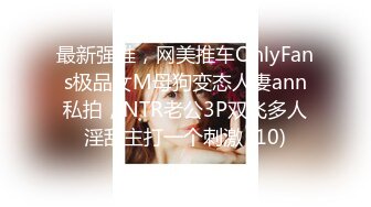 最新强推，网美推车OnlyFans极品女M母狗变态人妻ann私拍，NTR老公3P双飞多人淫乱主打一个刺激 (10)