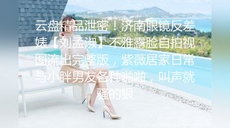 云盘精品泄密！济南眼镜反差婊【刘孟淑】不雅露脸自拍视图流出完整版，紫薇居家日常与小胖男友各种啪啪，叫声就骚的狠