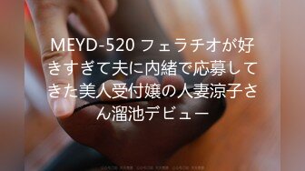 MEYD-520 フェラチオが好きすぎて夫に內緒で応募してきた美人受付嬢の人妻涼子さん溜池デビュー