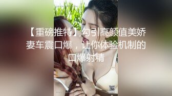 【重磅推特】勾引高颜值美娇妻车震口爆，让你体验机制的口爆射精