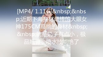 [MP4/ 1.11G]&nbsp;&nbsp;近期下海身材最棒的大眼女神175CM高挑的身材&nbsp;&nbsp;就是奶子有点小，极品翘臀，喷水技能绝了