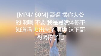 [MP4/ 60M] 舔逼 操你大爷的 啊啊 不要 我是易喷体你不知道吗 喷出来了 真爽 这下哥哥喝撑了吧