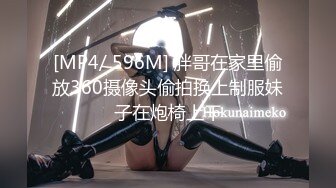 [MP4/ 596M] 胖哥在家里偷放360摄像头偷拍换上制服妹子在炮椅上干